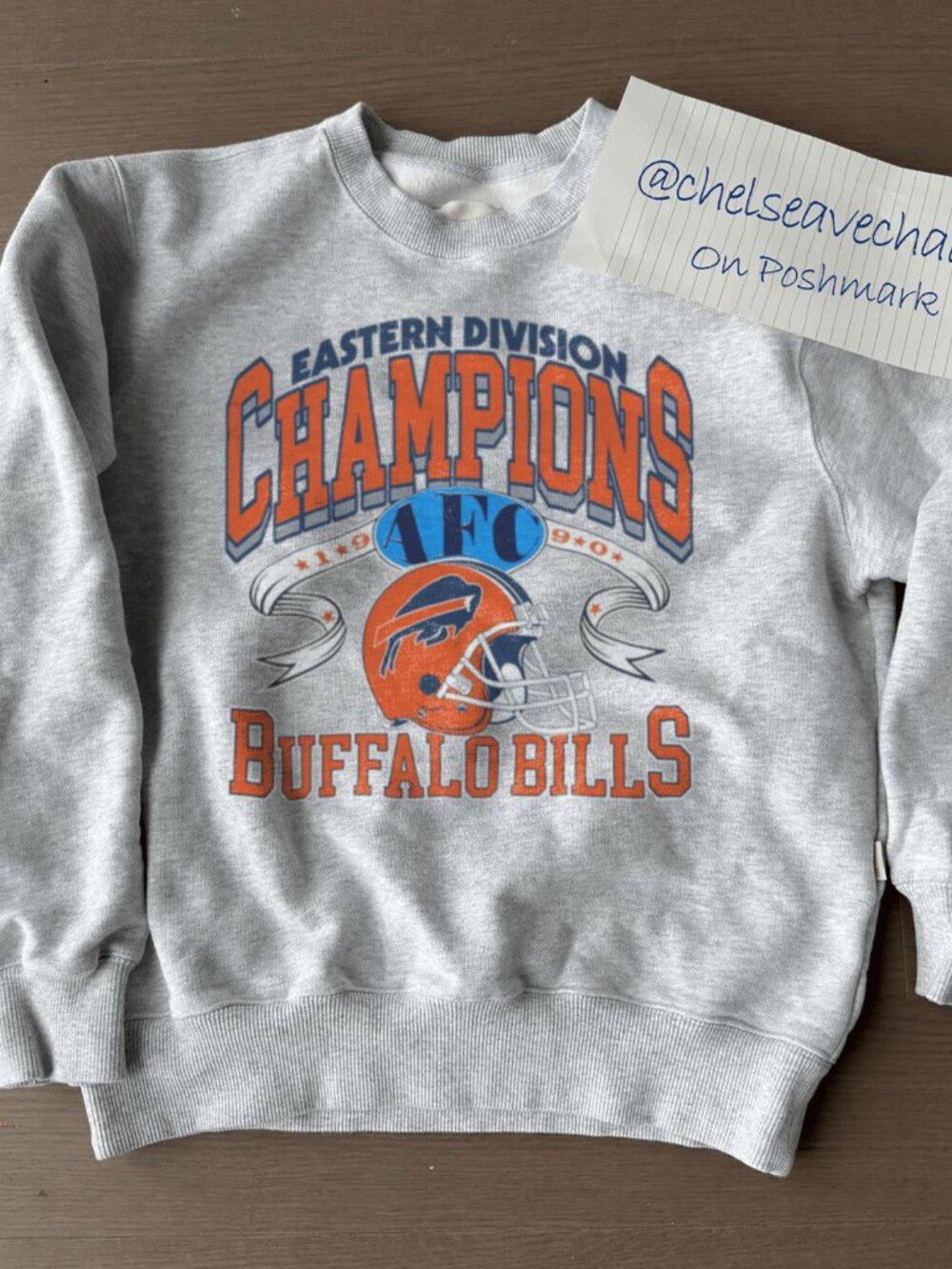 Vintage Buffalo Bills Football Sweatshirt, Retro Eastern Division Champs Shirt